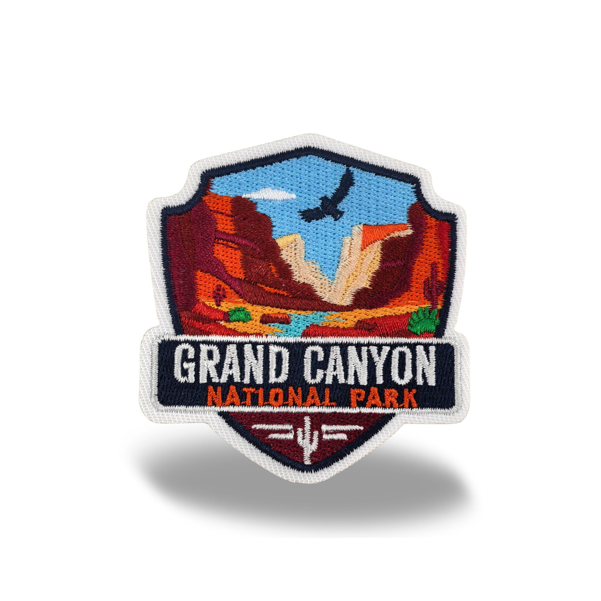 Grand Canyon National Park Iron-on Embroidered Patch | Arizona Travel Souvenir Patch for Hats, Jackets & Backpacks