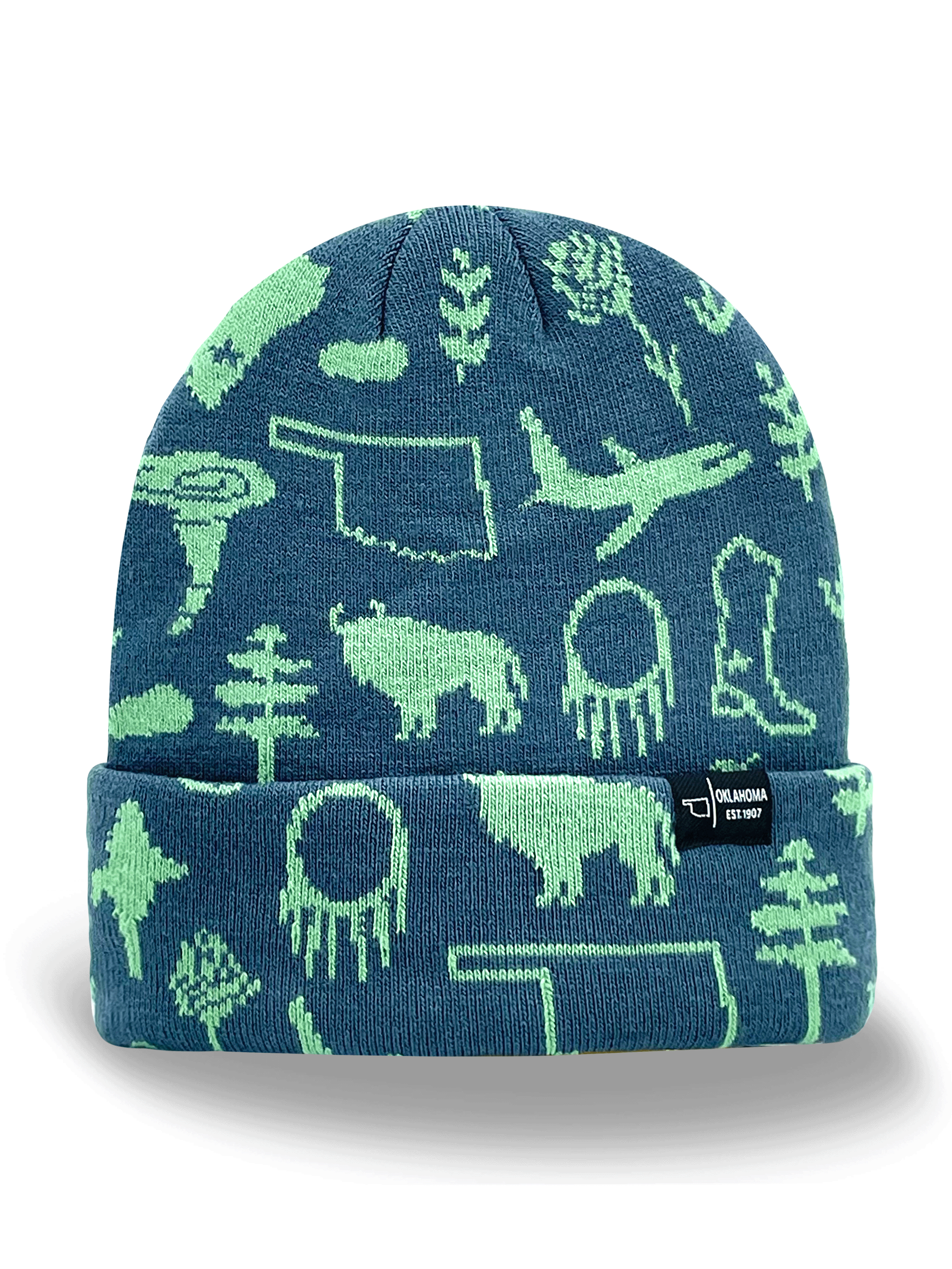 Oklahoma Icons Knit Beanie