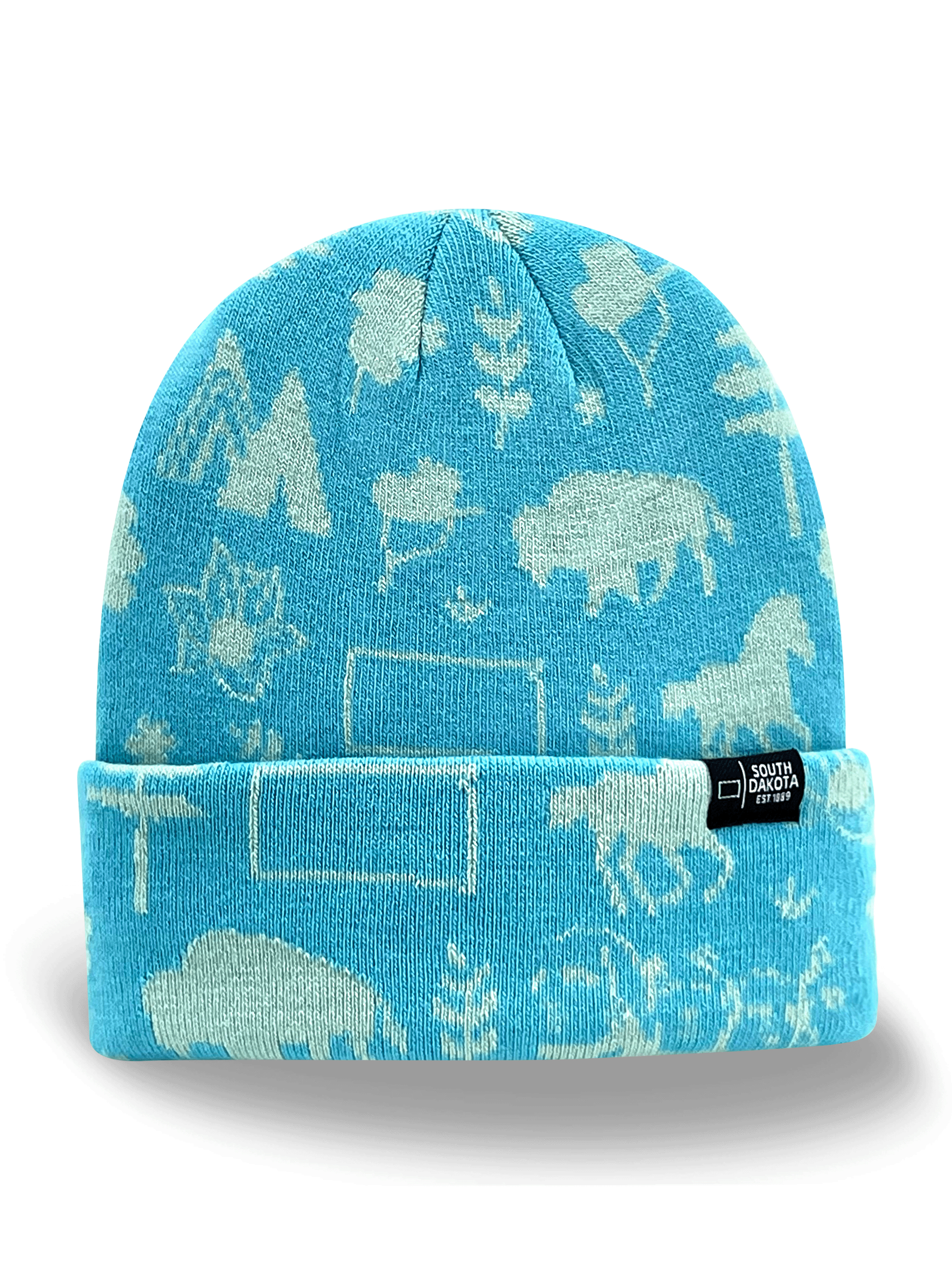 South Dakota Icons Knit Beanie