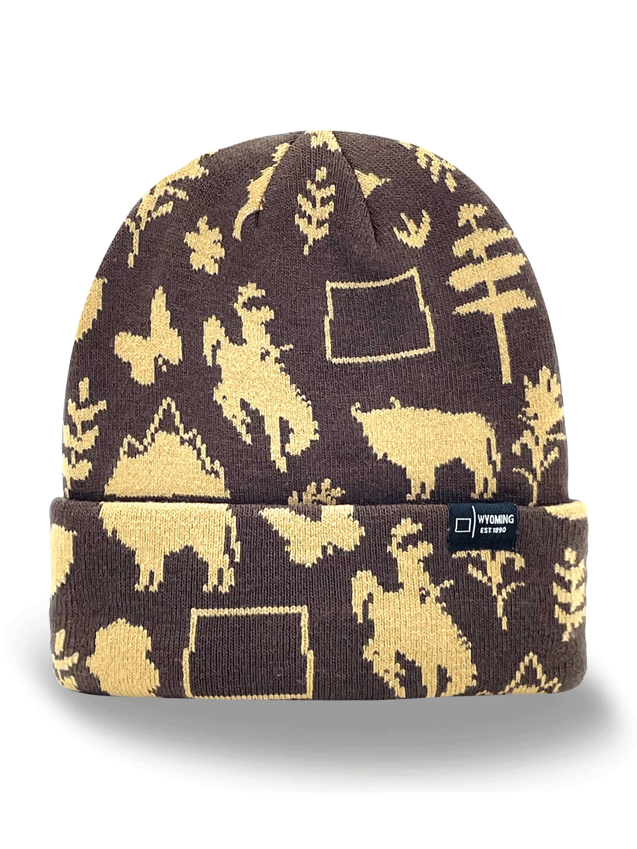 Wyoming Icons Knit Beanie